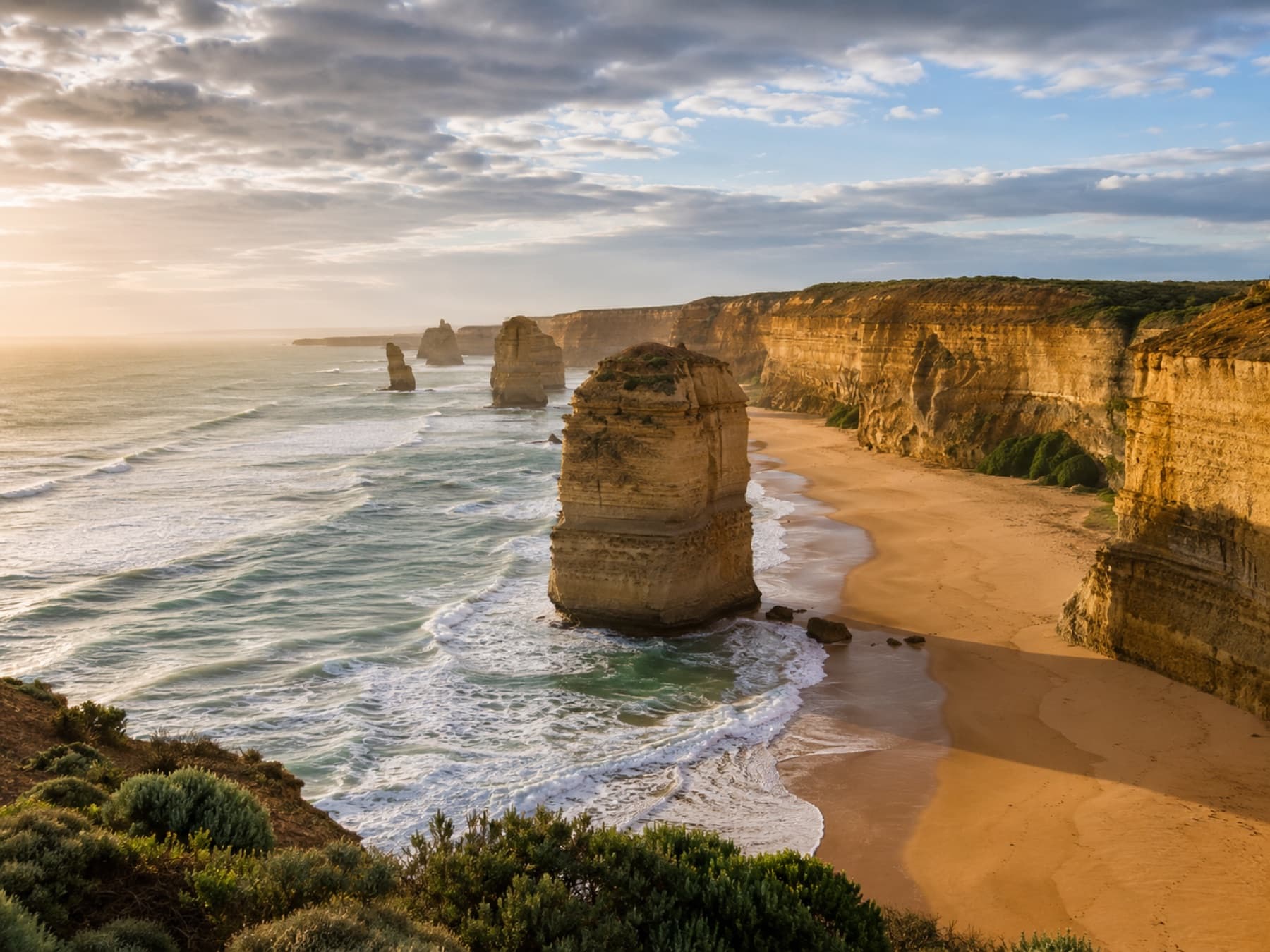 The Twelve Apostles at sunrise